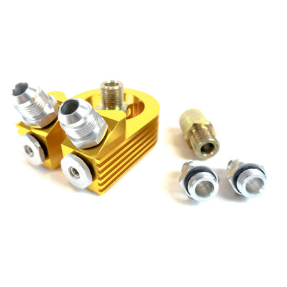 Desempenho ISR - Kit de refrigerador de óleo V2 -8AN - Nissan SR20DET S13/S14 (IS-240SR-OCK-GB)