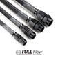 Nuke Performance - Black Nylon PTFE Stainless Braided Fuel Hose AN-6