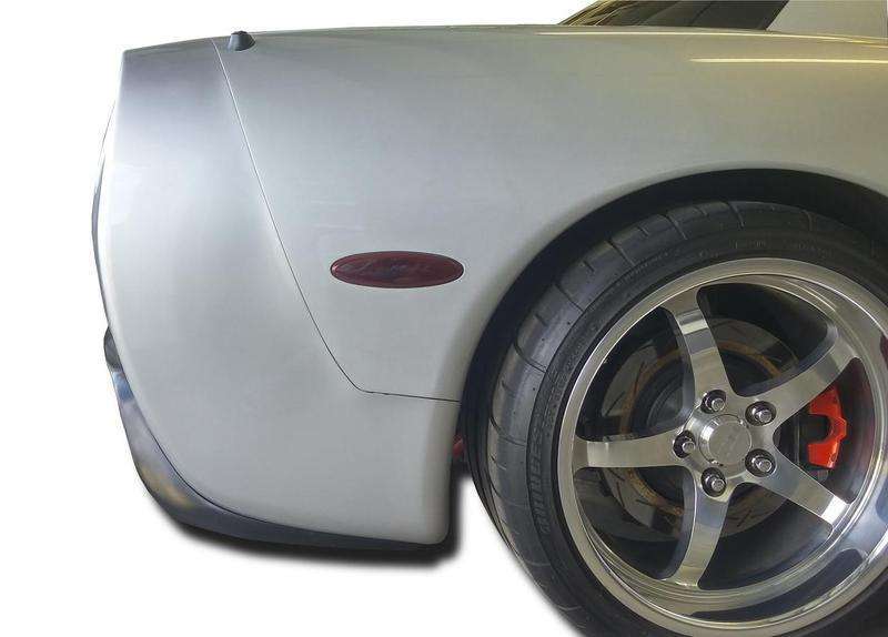 KBD - Chevrolet Corvette C5 1997-2004 Stealth Style 1 Piece Polyurethane Rear Diffuser (37-6048)