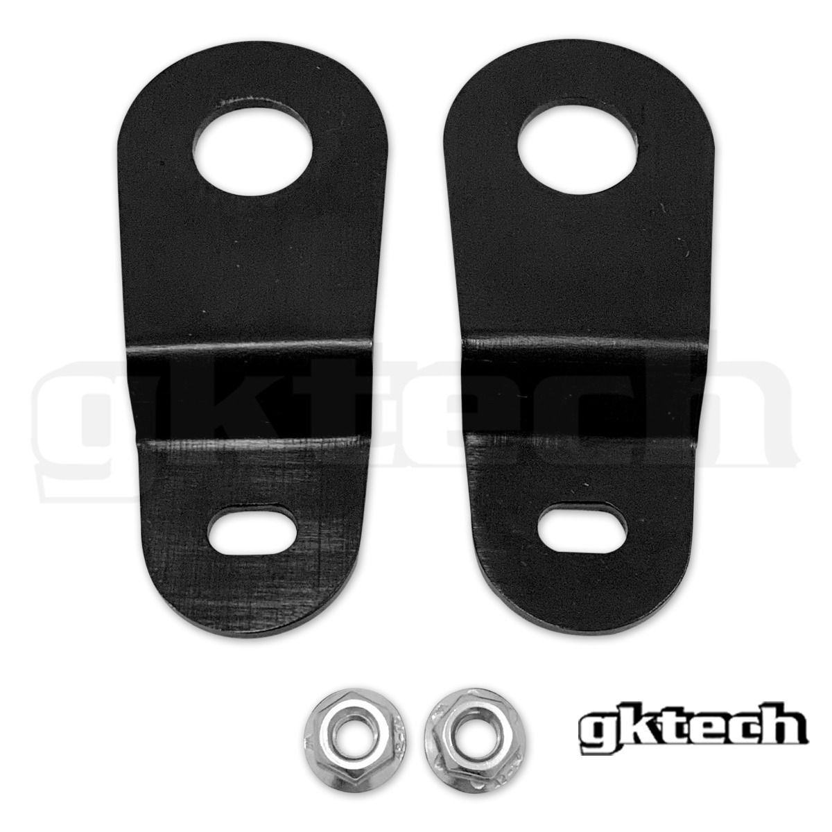 GKTech - S14 240SX/S15 SILVIA CNC MACHINED TOP RADIATOR BRACKETS - BLACK