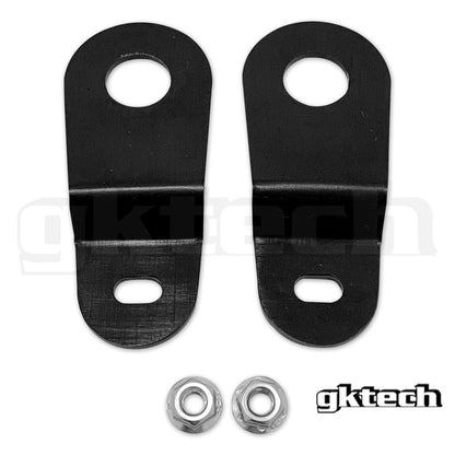 GKTech - S14 240SX/S15 SILVIA CNC MACHINED TOP RADIATOR BRACKETS - BLACK
