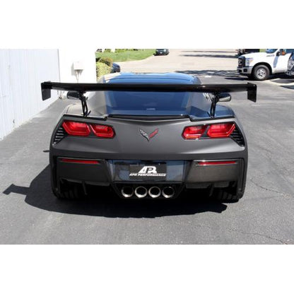Desempenho APR - Chevrolet Corvette C7 GTC-500 74" Asa ajustável 2014-Up com Spoiler Delete (AS-107479)