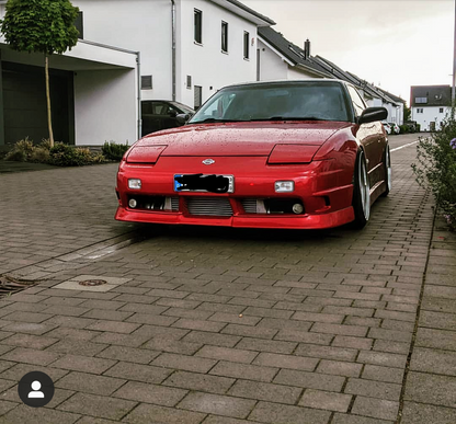 P2M - NISSAN 180SX JDM TIPO-X LUZES DE POSIÇÃO DIANTEIRAS DE POSTE ÚNICO (P2-N180FCL01-JY)