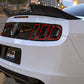 Holley - DRAKE MUSCLE CARS S197 REAR SPOILER - WICKER BILL STYLE - SATIN BLACK (DR3Z-6344210-A)