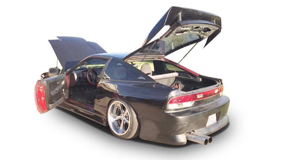 KBD - Nissan 240sx HB 1989-1994 BSport2 Style 1 Piece Polyurethane Rear Bumper (37-6058)
