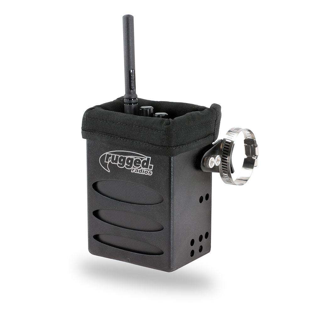 Rádios robustos - caixa de rádio portátil de alumínio com montagem universal - da Rugged Radios