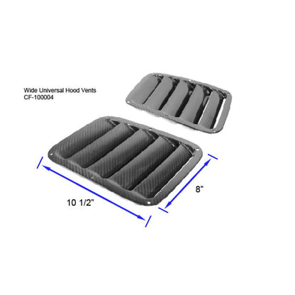 APR Performance - Universal Hood Vents Wide (pair) (CF-100004)