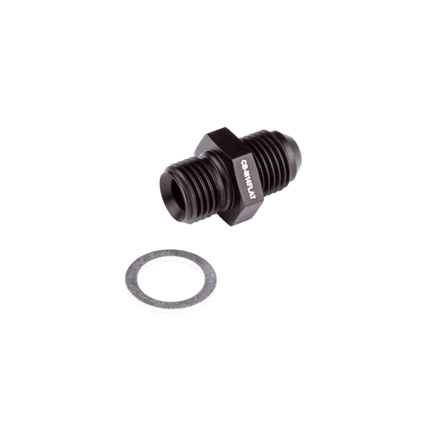 Chase Bays - 14x1.5 to 6AN Adapter w/ Aluminum Crush Washer (CB-M14CRUSH)