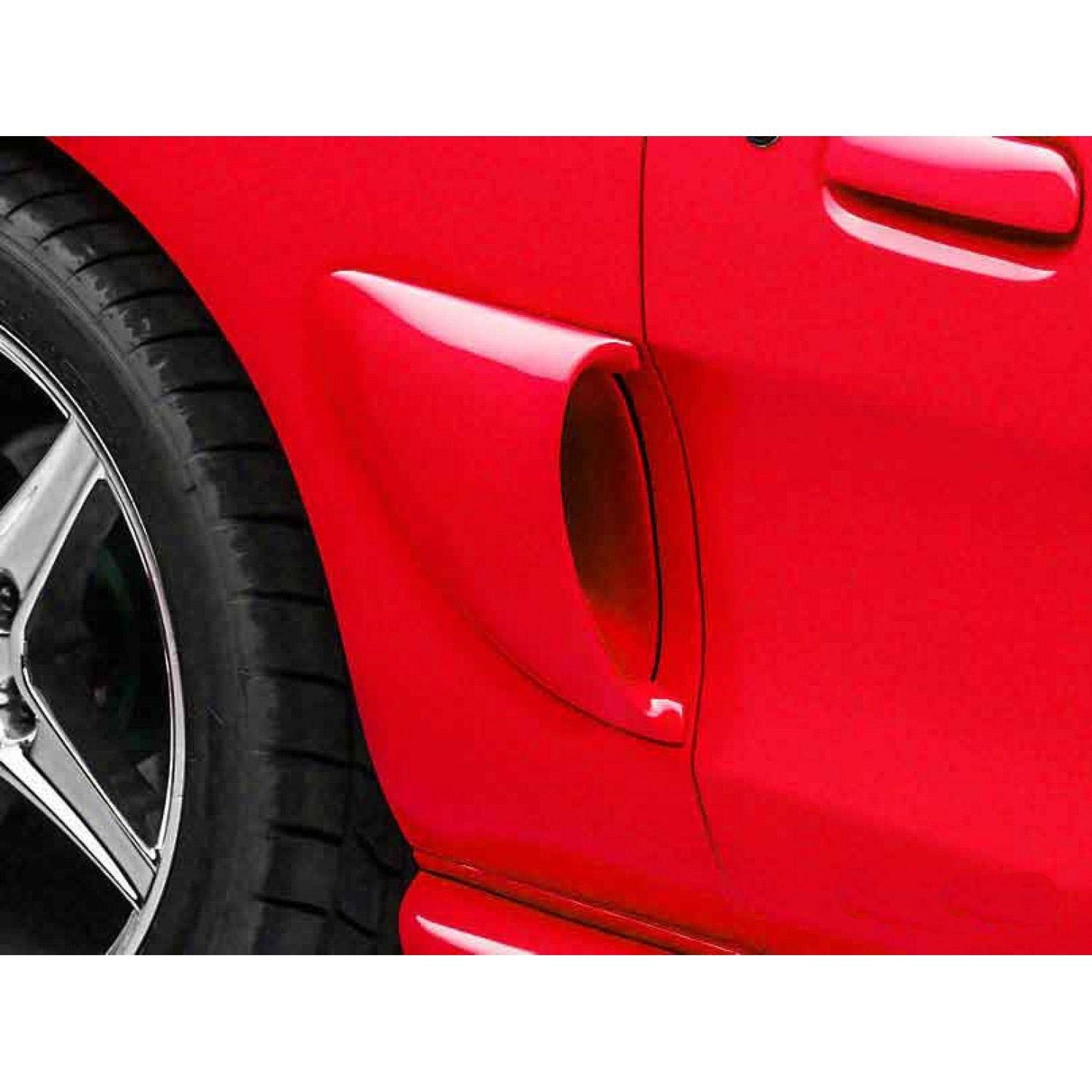 KBD - Ford Mustang 1994-1998 Estilo Sallen 2 peças Colheres laterais de poliuretano (37-2209)