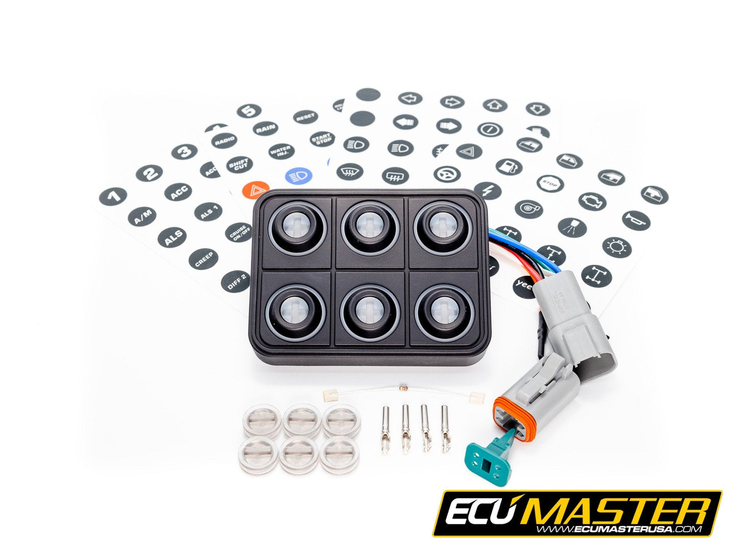 ECU MASTER - CAN KEYBOARD - 6 POSITION