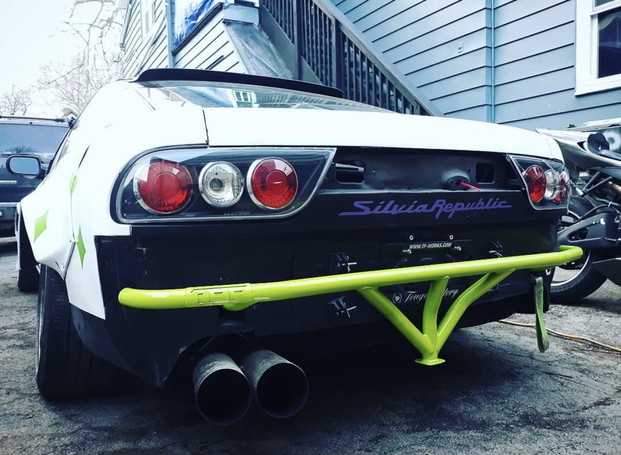 True Focus Fabrication - Nissan 240SX S13 Hatchback - Rear Bash Bar (S13-HBR)