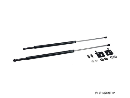 P2M - NISSAN S13 1989-94 240SX BLACK SERIES ENGINE HOOD DAMPER (P2-BHDNS13-TP)