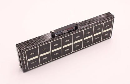Auto Rod Controls - 8 Switch Overhead Control Module, Carbon Fiber Finish (8004R)