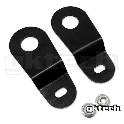 GKTech - S14 240SX/S15 SILVIA CNC MACHINED TOP RADIATOR BRACKETS - BLACK