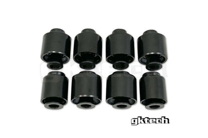 GKTech - ACTUALIZACIÓN DE BUJE ESFÉRICO DE ARTICULACIÓN TRASERA G35/350Z/370Z (JUEGO DE 8) (350Z-RKBK) 
