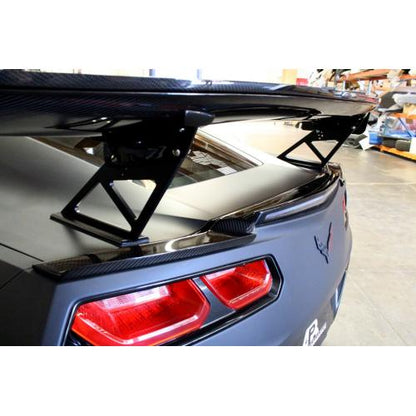 APR Performance - Chevrolet Corvette C7 GTC-500 71" Adjustable Wing 2014-Up with Spoiler Delete (AS-107079)
