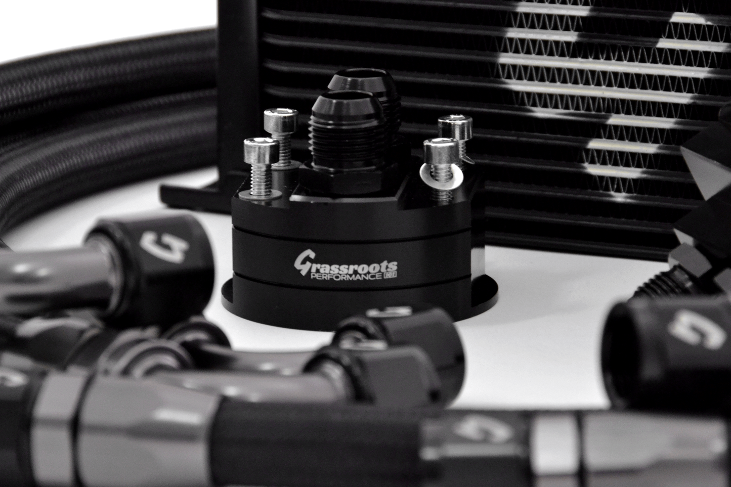 Grassroots Performance - UNIVERSAL PERFORMANCE OIL COOLER KIT + FILTER RELOCATION