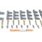Holley - SUPER CONDUCTOR SPARK PLUG WIRE SET 8 CYL 90° PLUG, SOCKET/HEI CAP