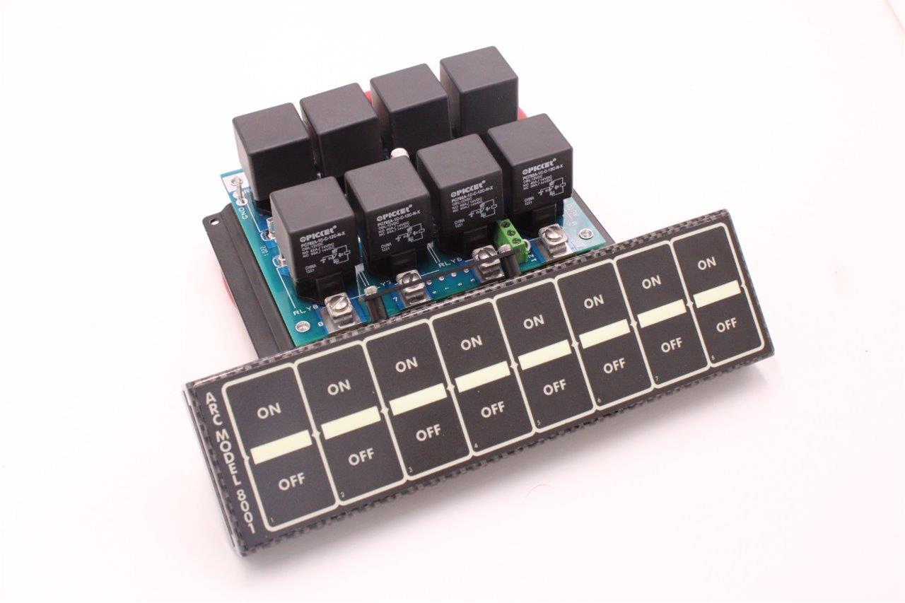 Auto Rod Controls - 8 Switch In-Dash Control Module, Carbon Fiber Fini ...