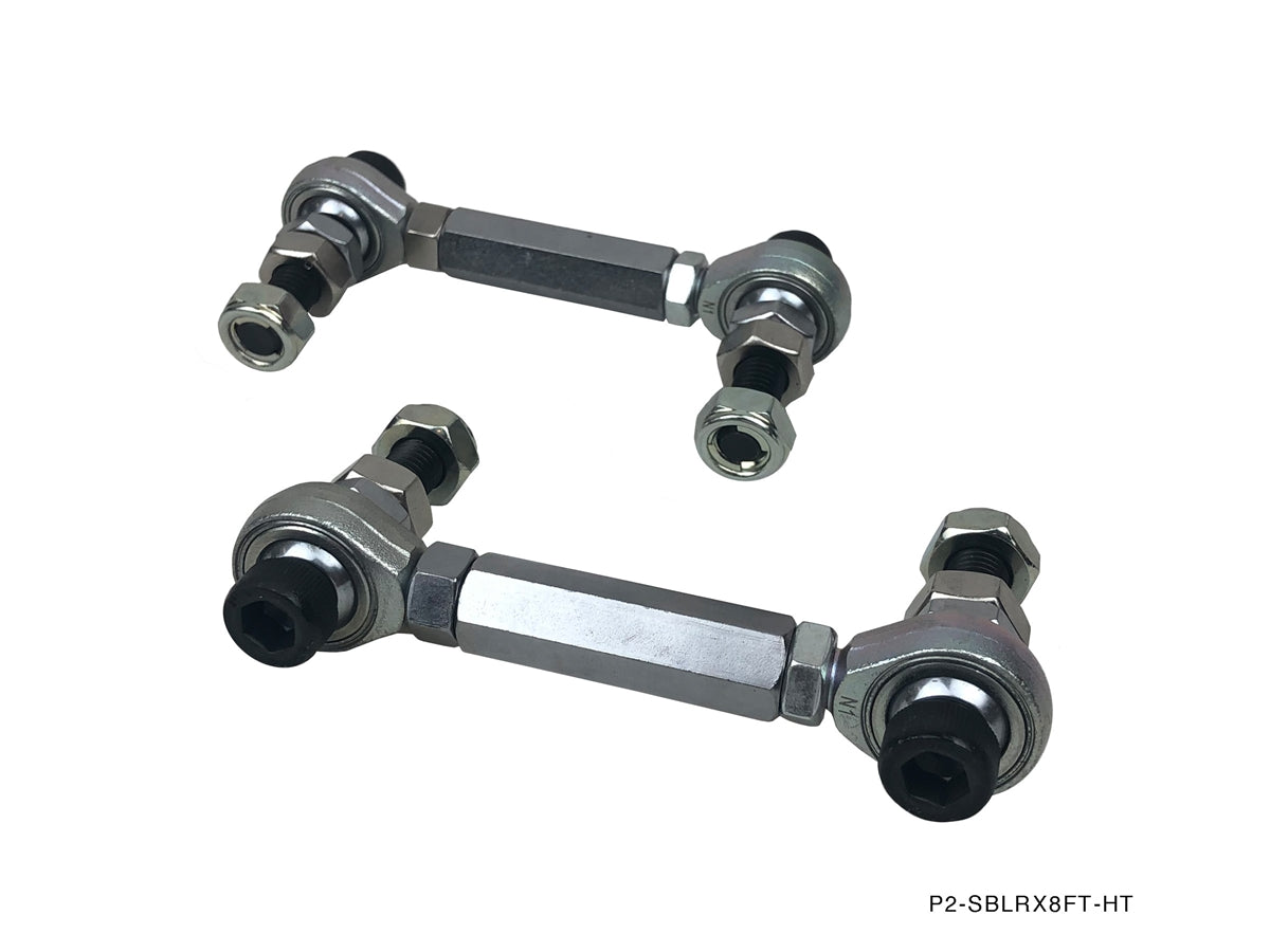 P2M - MAZDA RX-8 2003-12 BARRA DE BALANÇO DIANTEIRA AJUSTÁVEL DROP LINK (P2-SBLRX8FT-HC)