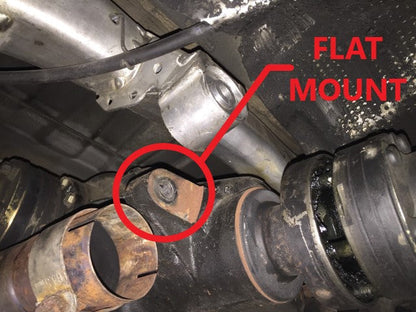Powerflex USA - BMW E38 7 Series / E39 5 Series Buje de montaje delantero del diferencial trasero - Tipo plano