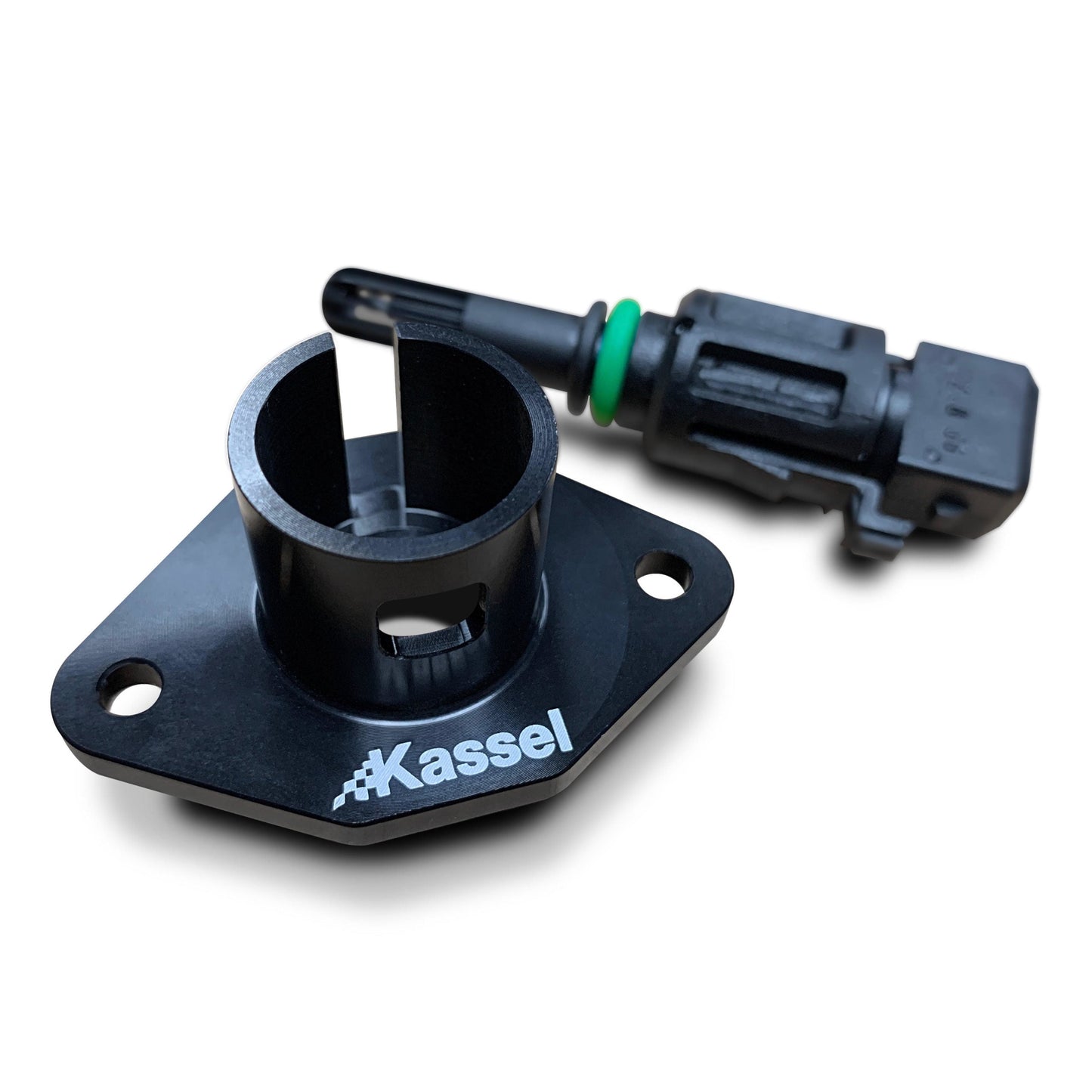 KASSEL PERFORMANCE - BMW E46 M3 S54 S62 S85 Intake Air Temp Senor IAT Flange (KPBEMSSIATSIF)