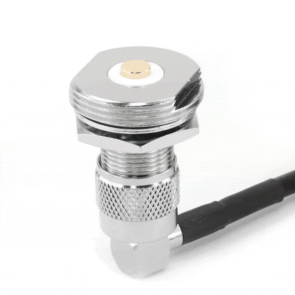 Rádios robustos - Tampa de cabo coaxial de antena para montagens NMO