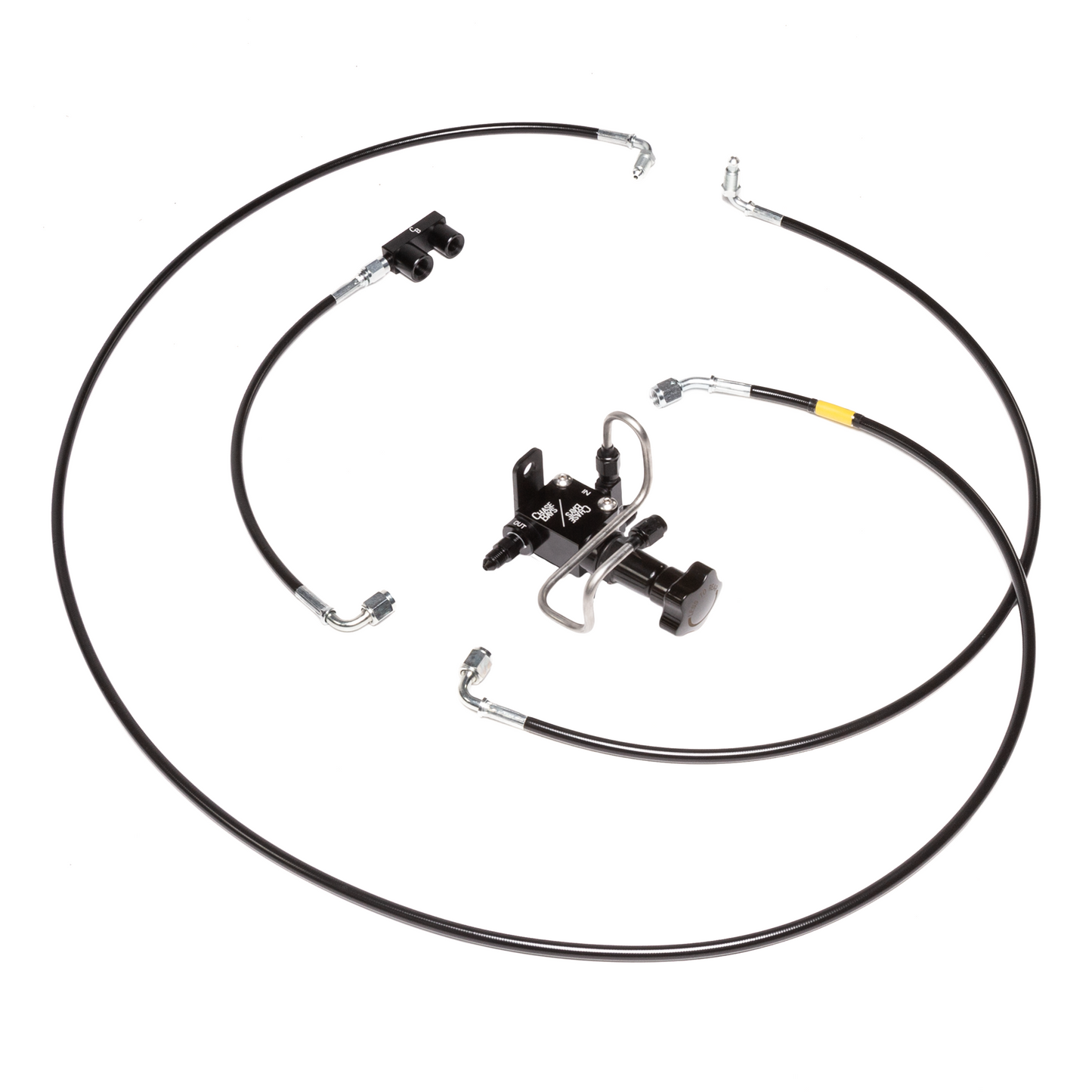 Chase Bays - Brake Line Relocation for BMW E36 with Single Piston Brake Booster Delete (CB-E36-BBE)