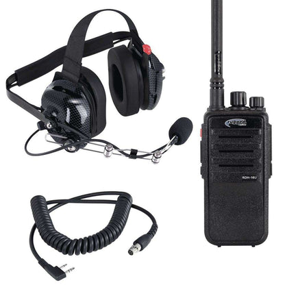 Rádios robustos - chefe de equipe - fone de ouvido H42 Spotter e pacote de rádio portátil resistente
