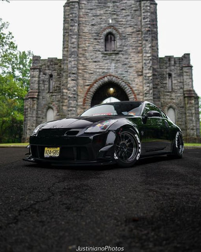 KBD - Nissan 350Z 2003-2008 ING Style Kit de cuerpo completo de poliuretano de 4 piezas (37-2140)