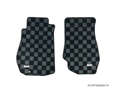 P2M - NISSAN Z33 350Z RACE FLOOR MATS : DARK GREY (P2-CPT350ZDG-TP)