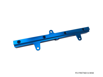 P2M - NISSAN S13 SR20DET BILLET ALUMINUM FUEL RAIL KIT - TOP FEED (P2-FRKTNS13-WSK)