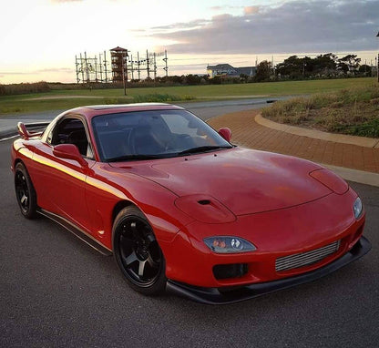 KBD - Mazda RX7 1993-1997 F Spec Style 1 peça Pára-choques dianteiro de poliuretano (37-2086)