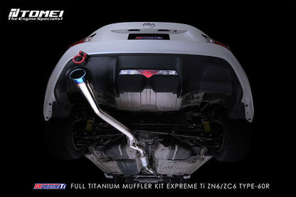 Tomei - FULL TITANIUM MUFFLER KIT  EXPREME Ti ZN6/ZC6 TYPE-60R (TB6090-SB03B)