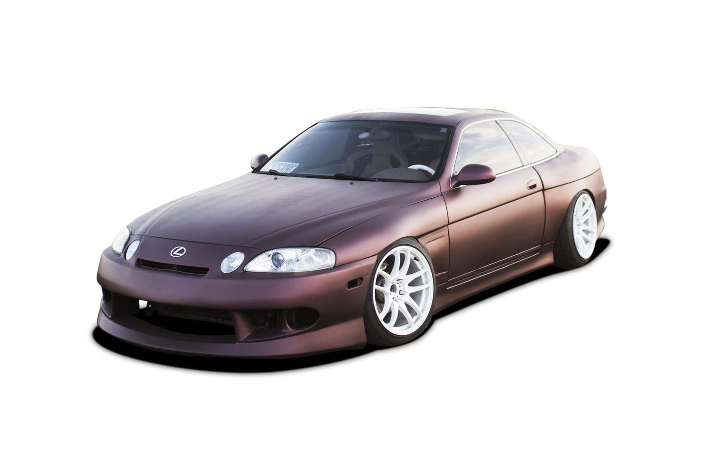 KBD - Lexus SC SC300 SC400 1992-2000 VTX Style 4 Piece Polyurethane Full Body Kit (37-6612)