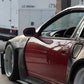 KBD - Nissan 300ZX 1990-1996 2+0 KBD Louvered 2 Piece Polyurethane Window Scoops (37-6106)