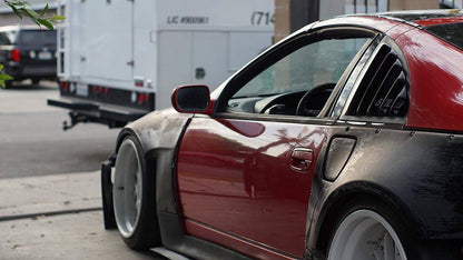 KBD - Nissan 300ZX 1990-1996 2+0 KBD com persianas de 2 peças em poliuretano para janelas (37-6106)