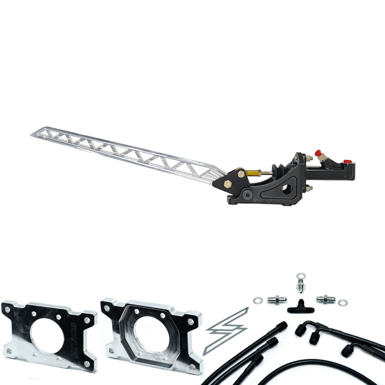 Synergy Race Development - 05-14 Mustang Upper Edge Handbrake Kit
