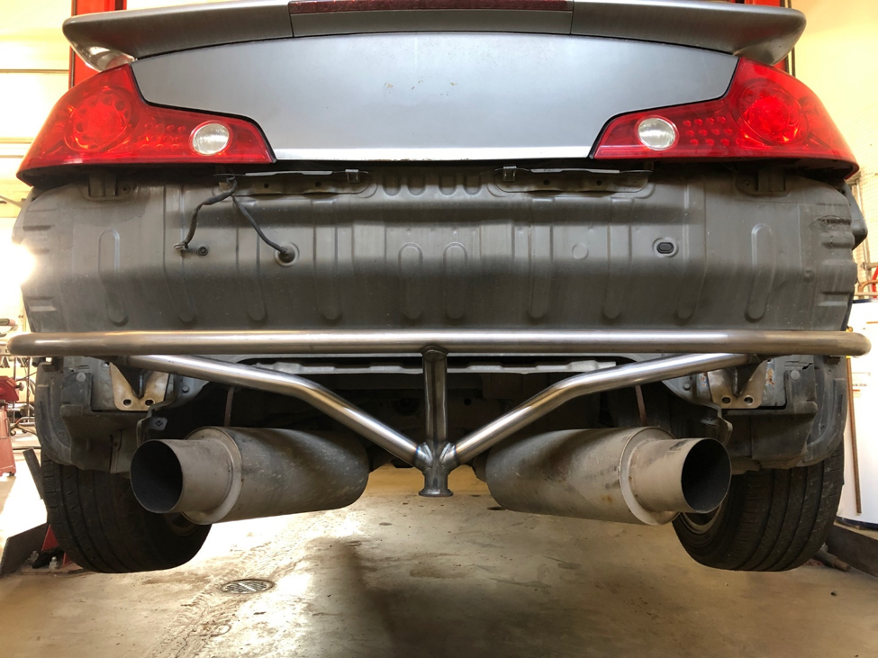 True Focus Fabrication - INFINITI G35 COUPE - REAR STANDARD BASH BAR (G35-CR)