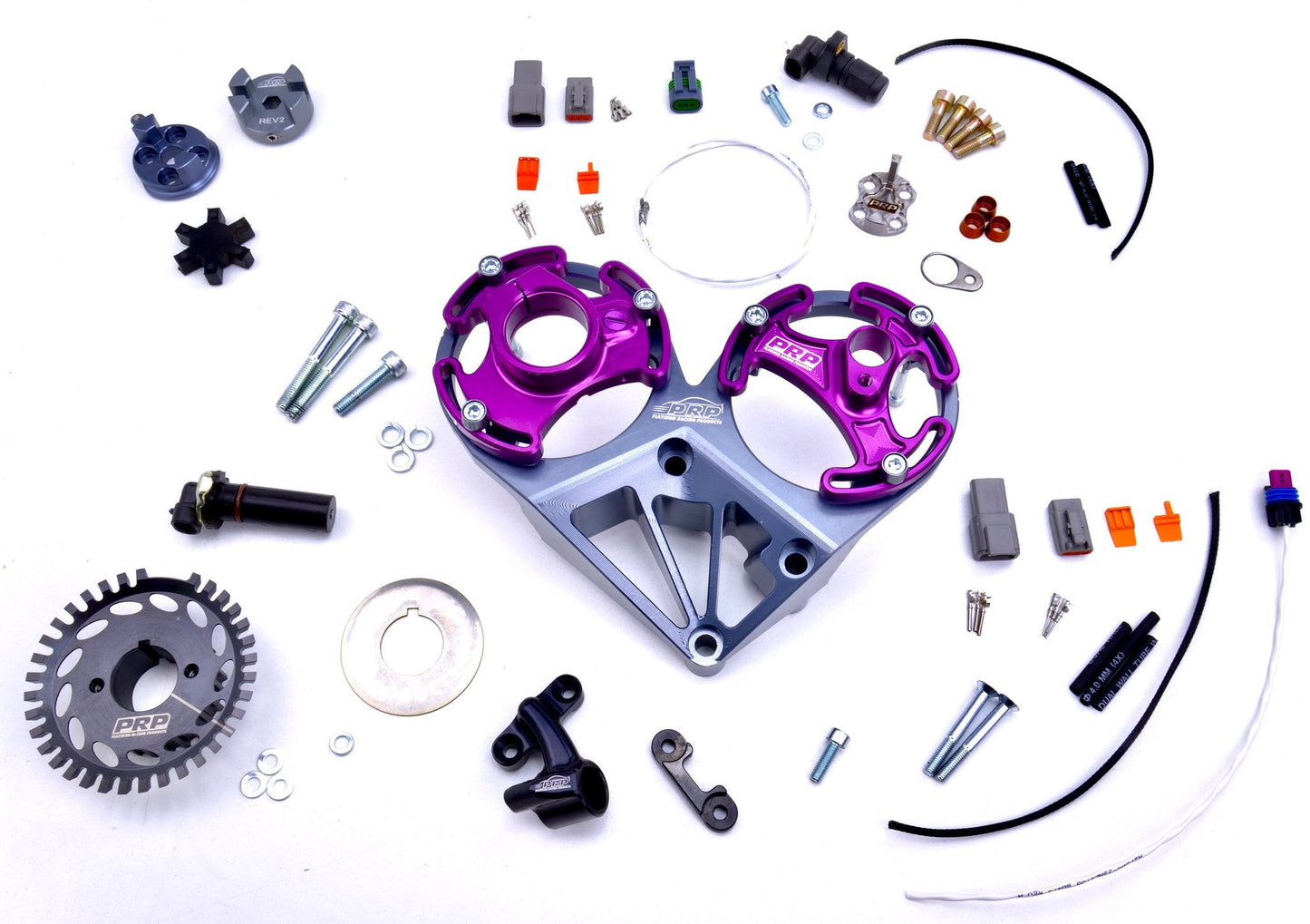 Platinum Racing Products - Nissan RB Twin Cam Mechanical Fuel/ Full Separate Pro Trigger Kit With Double Cas Bracket