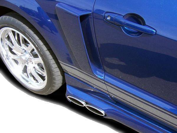 KBD - Ford Mustang 2005-2009 K Spec Style 2 Piece Polyurethane Side Scoops (37-2218)
