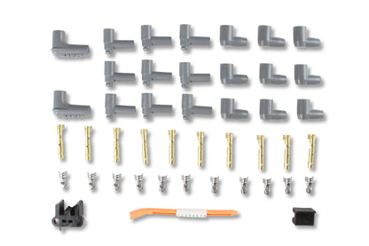 Holley - SUPER CONDUCTOR SPARK PLUG WIRE SET 8 CYL 90° PLUG, SOCKET/HEI CAP