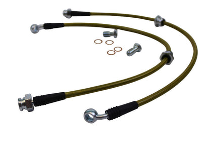 Desempenho ISR - Linhas de freio dianteiro em aço inoxidável - Nissan 240sx 89-98 (IS-NIS-1225FRTS)