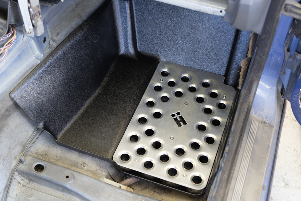 HARD Motorsport - BMW E36 Racing Footwell w Aluminum Floor Plate - Passenger (E36FTWELL2D.PASS)