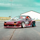 KBD - Mazda RX7 1986-1991 - Style 4 Piece Polyurethane Full Body Kit (37-6632)