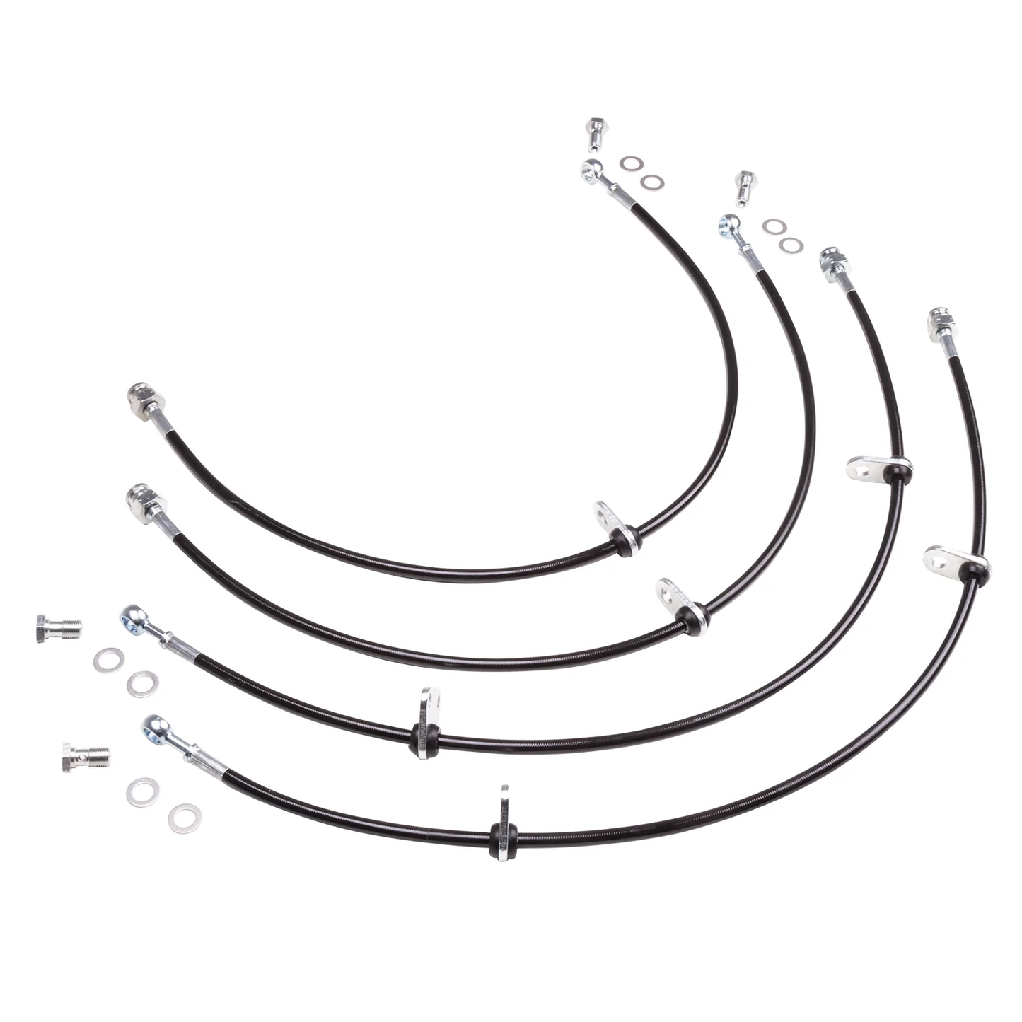 Chase Bays - Caliper Brake Lines - 88-00 Civic / CRX & 90-01 Integra w/ Rear Disc