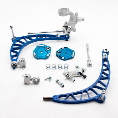 WiseFab - BMW E46 E46M Frente Long Trail Drift Angle Lock Kit V2 (WF4601)