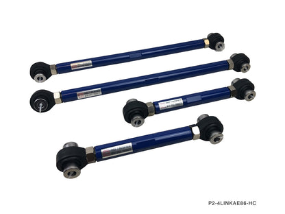 P2M - CONJUNTO TOYOTA COROLLA AE86 TRASEIRO 4 LINK (P2-4LINKAE86-HC)