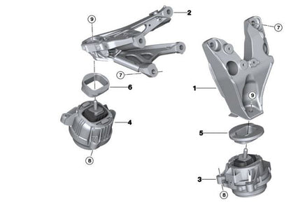 VTT - N54, N55, S55, N20, B58 Insertos de montaje de motor Billet
