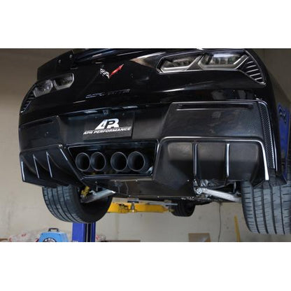 APR Performance - Chevrolet Corvette C7 Z06 Rear Diffuser 2014-Up With Under-Tray Version 2 (AB-277030)